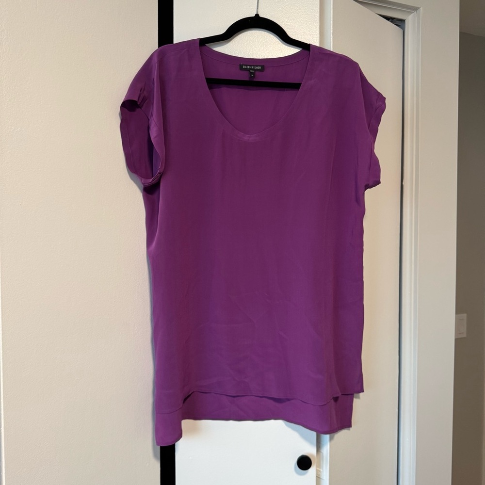 Eileen fisher silk blouse